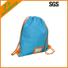 promotion eco reusable cotton drawstring backpack bag